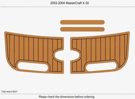 2003-2004 MasterCraft X-30 Swim platform 1/4" 6mm EVA faux marine floor