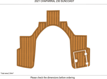 2021 Chaparral 230 SUNCOAST Swim platform 1/4"6mm EVA foam faux mat floor